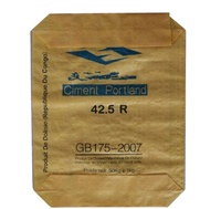 New Design Recyclable Eco Friendly 50KG Kraft Paper Valve Bag with Matt Lamination for Lime Cement