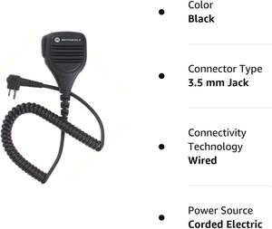 Groothandel Walkie Talkie Speaker Microfoon, Draagbare Handheld Speaker Mic Schouder Microfoon <span class=keywords><strong>2</strong></span>-Pin Voor Twee Weg Radio Cp200 Cp200d - Product Image 5