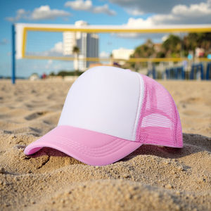 مصنع آزوف للبيع بالجملة Sporty Net Trucker إبزيم سفر قابل للتعديل صلب أعلى محيط واقي من الشمس - Product Image 1