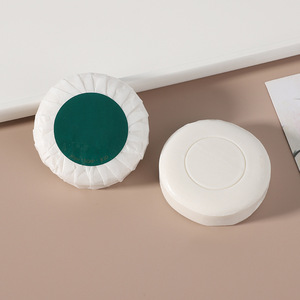 Commercio all'ingrosso sapone monouso articoli da toeletta per <span class=keywords><strong>hotel</strong></span> Star e motel, rotondo di crusca di grano in marrone carta Kraft imballaggio - Product Image 3