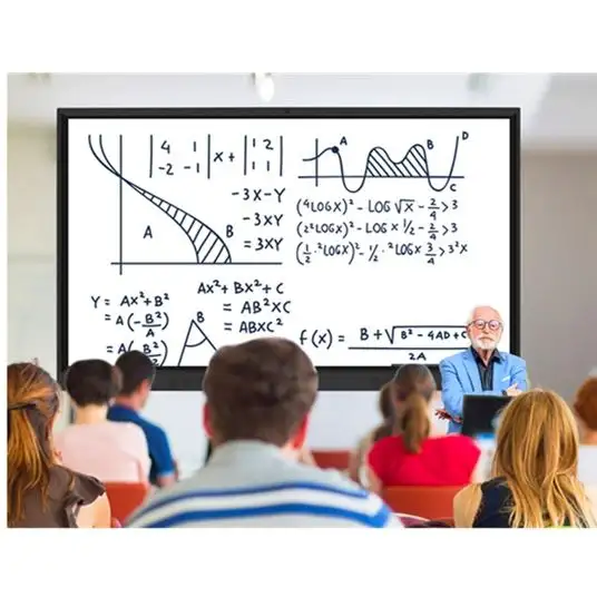 65 75 86 98 Inch Ir Touchscreen Draadloze I7 Smart Board Onderwijs Interactieve Whiteboard Voor Conferentie