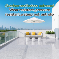 Revêtement de sol époxy auto-nivelant effet marbre DEQI ODM/OEM, peinture intérieure pour sols en béton liquide coloré au sable