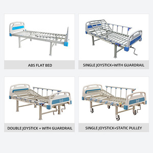 Medical <b>Bed</b> Abs <b>Bed</b> Carbon Steel Structure Hand Cranked Hospital Nursing Home Use - Product Image 3