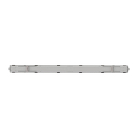 Luminaire LED Tri-proof Anti-Corrosion d'Urgence IP65 Étanche, Type Batten, 4FT, Raccordable, Linéaire, pour Usines Chimiques
