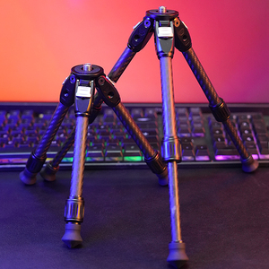 1/4 \ "tiêu chuẩn vít sợi carbon Máy tính để bàn Mini Tripod khung điện thoại cho GoPro 13 insta360 X4 DSLR Máy ảnh phụ kiện hành động - Product Image 5