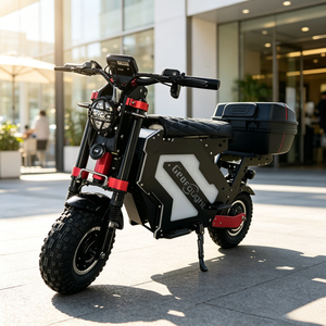 USA Stock 14 Inch Outdoor Off Road Electric Scooter <b>72V</b> 10000W Brushless Motor 50AH Removable <b>Battery</b> 63-93 Miles Range Scooter - Product Image 1