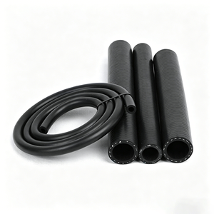 Tuyau en caoutchouc nitrile noir de 8 mm résistant à l'huile basse pression avec collier de serrage pour automobile et <span class=keywords><strong>moto</strong></span>, service de découpe de tuyaux de carburant - Product Image 4