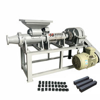 Presse à briquettes de charbon de bois robuste, extrudeuse de briquettes de poussière de charbon, machine à fabriquer des briquettes