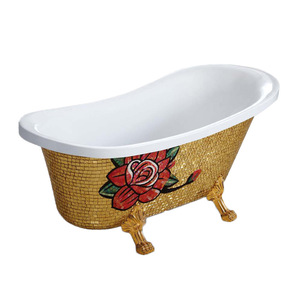 <span class=keywords><strong>Bañera</strong></span> Clásica Europea de Acrílico de Doble Capa, Estilo Princesa, con Respaldo Independiente y Función de Conservación del Calor - Product Image 5