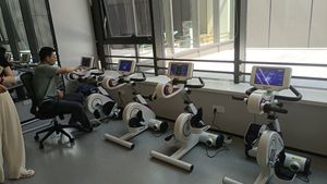 Sepeda rehabilitasi anak Cerebral Palsy, pelatih pasif aktif untuk anggota tubuh atas dan bawah - Product Image 6