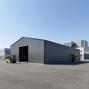 Almacén de Estructura de Acero, Taller Prefabricado con Estructura Metálica, Nave Industrial de Gran Envergadura, Edificio de Acero Prediseñado - Product Image 2