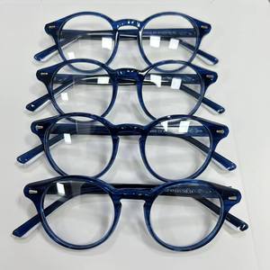Montures de lunettes en acétate pour filles rondes à la mode rétro Montures de lunettes optiques <span class=keywords><strong>Correction</strong></span> de la vision Vente en gros mixte - Product Image 3