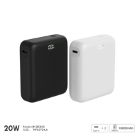 Batterie externe semi-solide NITIKA 10000mAh 35W PD, chargeur rapide portable double USB-C, certifié PSE