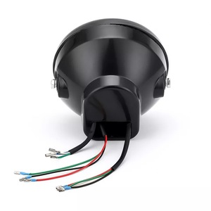 Faros delanteros de motocicleta RTS de 7 pulgadas, luz ámbar de señal de giro, lámpara para Bobber <span class=keywords><strong>Dyna</strong></span> Honda Suzuki Yamaha Cafe Racer Faro <span class=keywords><strong>Moto</strong></span> - Product Image 5