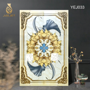 Carrelage de sol brillant de haute qualité Foshan 3D plaqué or, motif patchwork, 1600x2400mm - Product Image 3