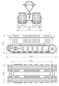 Robot sur chenilles d'inspection de tuyaux sous l'eau 1000m de long 30 <span class=keywords><strong>AVA</strong></span>-P3 de pose de câble de drainage des eaux usées profondes - Product Image 2