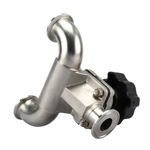 Vệ Sinh Vệ Sinh Bằng Thép Không Gỉ Hướng Dẫn Sử Dụng Độ Tinh Khiết Cao U Loại Van Màng - Product Image 5