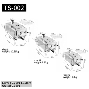 Wholesale Stainless Steel <strong>Camp</strong> Tent with Portable Wood Burning <strong>Stove</strong> for Camping - Product Image 4