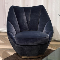 Hochwertige Wohnzimmermöbel-Sets Italienisches Sofa Designer Chaise Lounge Chairs Leder