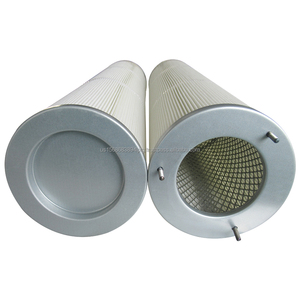 Pleated Polyester <b>Dust</b> Filter Element <b>Powder</b> Coating Industrial Cylinder Air Filter Cartridge - Product Image 1