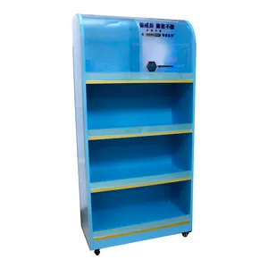 Shop Display Racks Milk Powder Food Stand Floor Showcase Acrylic Display wall Cabinet Supermarket mobile with wheel wooden