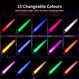 Barra Luminosa LED Multicolor de 25CM, 15 Colores, Personalizable, para Año Nuevo Chino, Navidad, Halloween y Otras Ocasiones - Product Image 2