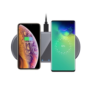 Leadingplus Ultra delgado 2 en 1 Dual 15W Max coche <span class=keywords><strong>cargador</strong></span> inalámbrico Universal para Iphone Samsung Huawei <span class=keywords><strong>Xiaomi</strong></span> - Product Image 1
