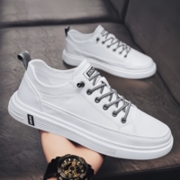 Chaussures de sport et décontractées blanches pour hommes, nouveau style tendance, chaussures de sport antidérapantes pour la marche en plein air pour hommes