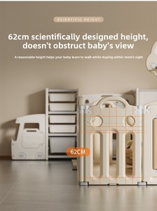 Tente de jeu Château de Princesse en Gros pour Enfants, pour l'intérieur avec Fenêtre, Maison Portable pour Nuitée Bébé/Tout-petit, Jouet Durable en Polyester - Product Image 2