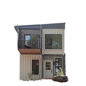 تصميم مخصص حديث لحاويات الشحن حاويات 10 قدم و 20 قدم و 40 قدم تم تحويلها إلى متجر فيلا ورشة عمل فندقية - Product Image 4