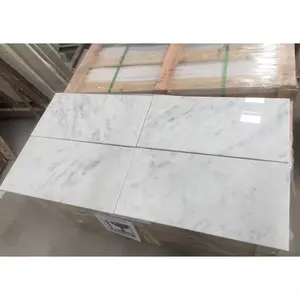 Natural Stone Bianco Carrara White Marble Slab Gioia Italian White Carrara Marble Tile Verona Carrara Stone White Marble