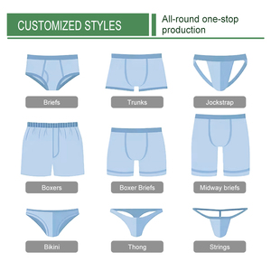 Eco Friendly Anti Bacterial Men's <strong>Underwear</strong> Custom Boxer Briefs <strong>Ethical</strong> Manufacturing Organic Cotton Mens <strong>Underwear</strong> - Product Image 4