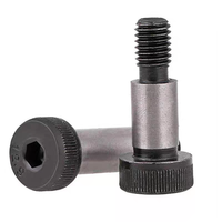 Vis à tête cylindrique à embase de précision en acier au carbone et acier allié, oxyde noir, grade 12.9 ISO 7379, tailles M5 à M10 pour le positionnement