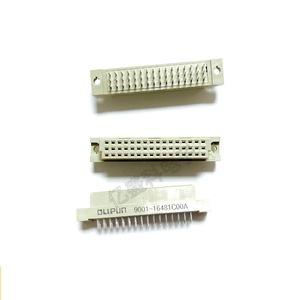 Connecteur de carte à carte DIN41612 de style européen, 3x16 broches, 48 broches, femelle, à broches droites, 2,54 mm, PBT, certifié RoHS - Product Image 3