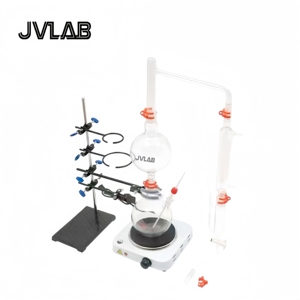 Equipo de Destilación de Aceites Esenciales con Condensador Graham de 500 ml, Aparato de Vidrio para Destilación Personalizado OEM - Product Image 2