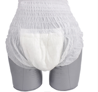 Einweg-Erwachsenenwindelhosen Unisex Baumwolle Starke Inkontinenz Pull-on Unterwäsche 3D-Auslaufschutz Trockene Oberfläche Hohe Saugfähigkeit M-XL