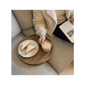 <span class=keywords><strong>Table</strong></span> d'appoint pour canapé, plateau de canapé en <span class=keywords><strong>bois</strong></span> personnalisé, <span class=keywords><strong>table</strong></span> d'accoudoir réglable pour café et boissons - Product Image 2