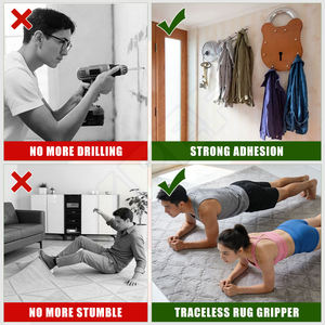 Ruban adhésif en PVC invisible, pas besoin de percer pour les crochets, petits objets - Product Image 4