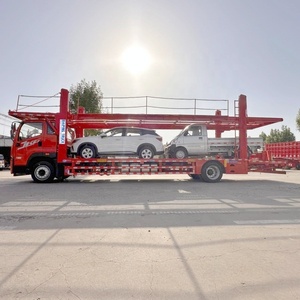 Camion de transport de voitures à deux étages avec pont unique plate-forme coulissante Semi-remorque <span class=keywords><strong>porte</strong></span>-voitures - Product Image 3