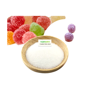 Ácido Cítrico Encapsulado Grau Alimentício CAS 77-92-9 99% Pureza Pó Branco Regulador de Acidez Aditivo Alimentar de Liberação Lenta - Product Image 1