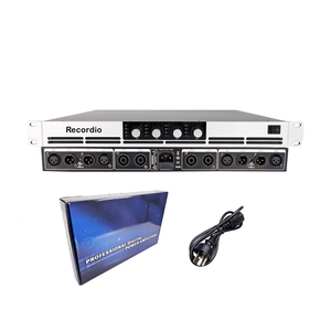 เครื่องขยายเสียงดิจิตอลระดับมืออาชีพสำหรับงานดีเจ 4 แชนแนล 1500 วัตต์ คลาส D สำหรับระบบเสียง วิดีโอ และไฟเวที - Product Image 4