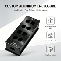 Boîtier en aluminium usiné sur mesure par CNC pour multiprises et amplificateurs – Pièces en aluminium de précision