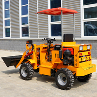 Changhong Reach Kleiner 0,6-Tonnen-Kompakt-Frontlader mit Allradantrieb, PLC-Getriebepumpe, Hochlastmoment, Euro 5-zertifiziertem Motor