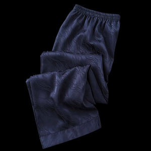 Huojoung Custom lusso <span class=keywords><strong>uomo</strong></span> Jacquard pigiami di seta pigiama Set Homme 2 pezzi <span class=keywords><strong>abbigliamento</strong></span> <span class=keywords><strong>uomo</strong></span> <span class=keywords><strong>casa</strong></span> pigiama <span class=keywords><strong>uomo</strong></span> Set pigiama <span class=keywords><strong>uomo</strong></span> - Product Image 3