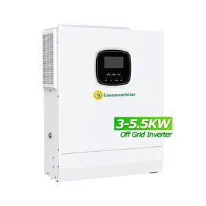 Inversor solar durável mppt para uso doméstico, 5.5kw, 3kw, 3.5kw, 5kw, 10kw, sistema solar doméstico, UE