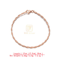 TIANYIDA luxe 925 argent Sterling multicouche torsion serpent Bracelet rond bijoux pondérés plaqué or