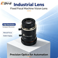 Objectif HIKROBOT série MF à focale fixe 12 mm, monture C, ouverture F2.8-F16, conception compacte pour applications industrielles de vision industrielle
