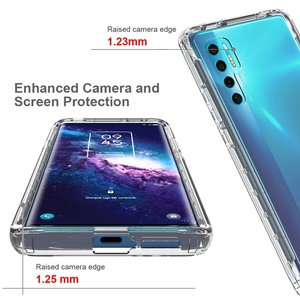 Moda antiurto cambia colore custodia per cellulare cristallina Tpu Pc paraurti custodie per telefono Cover posteriore per <span class=keywords><strong>Tcl</strong></span> <span class=keywords><strong>20</strong></span> Pro 5G - Product Image 2