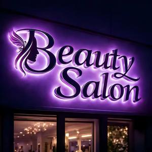 Decoración de Pared Interior, Letrero de Acrílico con Retroiluminación LED 3D para Oficina y Tienda, Fácil Instalación - Product Image 3