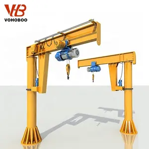 0.25 a 10 T Jib Crane Light / 3000kg / 500kg Braço de giro Tipo Guindaste Oficina Construção Usado 2000kg Produto Quente 2019 Fornecido